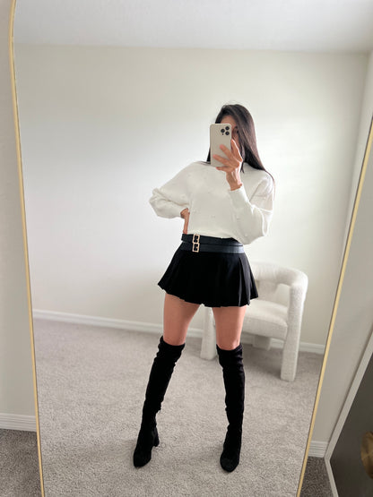 Angelca Crop Top Sweater