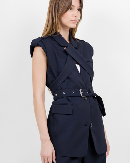 Amour Blazer With Belt